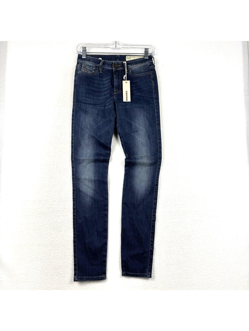 NEW Diesel Doris Womens 26x32 Super Slim Skinny Stretch Denim Jeans Wash 0832K